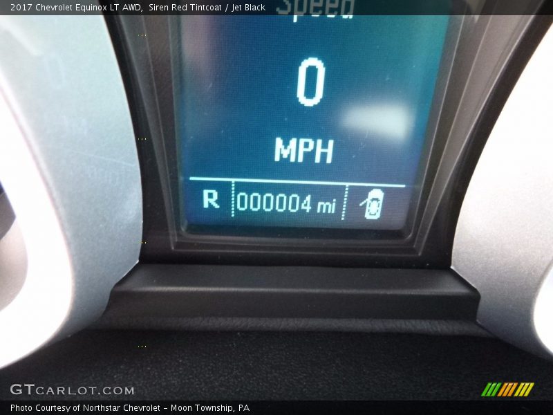 Siren Red Tintcoat / Jet Black 2017 Chevrolet Equinox LT AWD