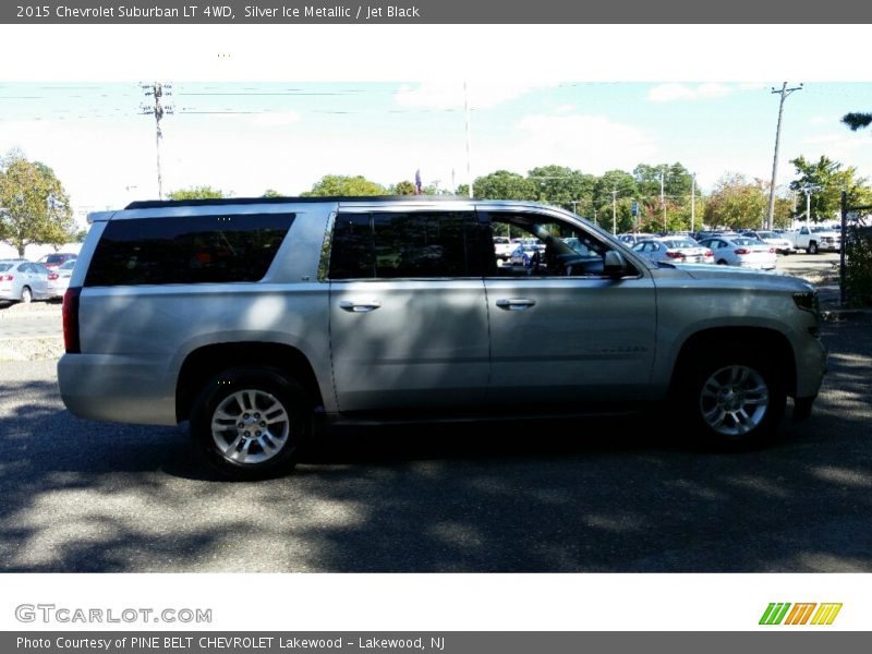 Silver Ice Metallic / Jet Black 2015 Chevrolet Suburban LT 4WD