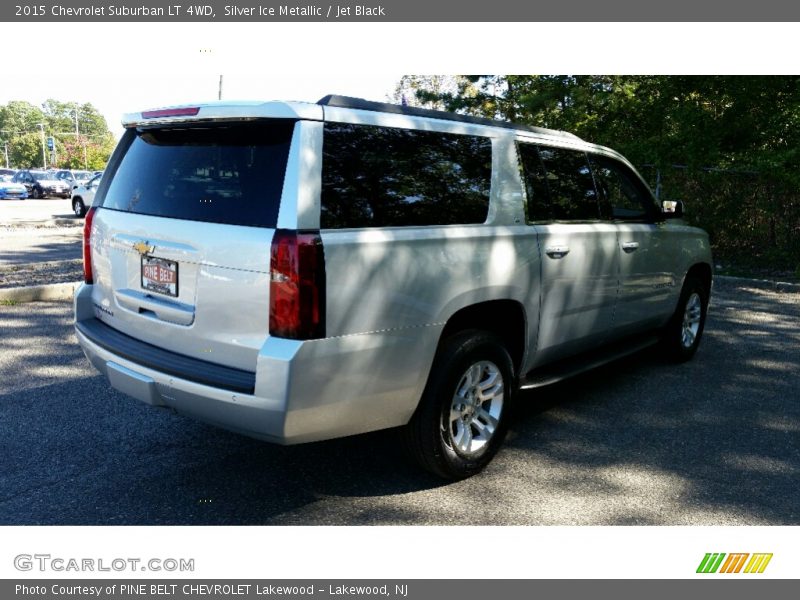 Silver Ice Metallic / Jet Black 2015 Chevrolet Suburban LT 4WD