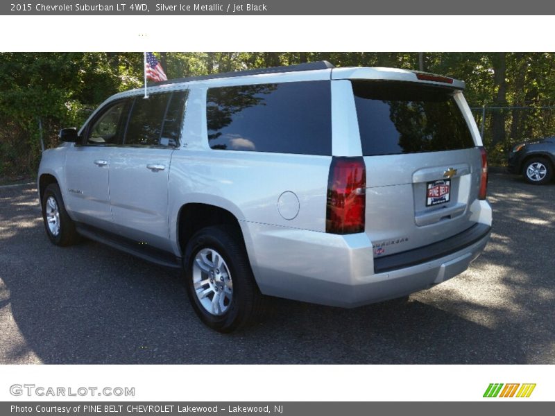 Silver Ice Metallic / Jet Black 2015 Chevrolet Suburban LT 4WD