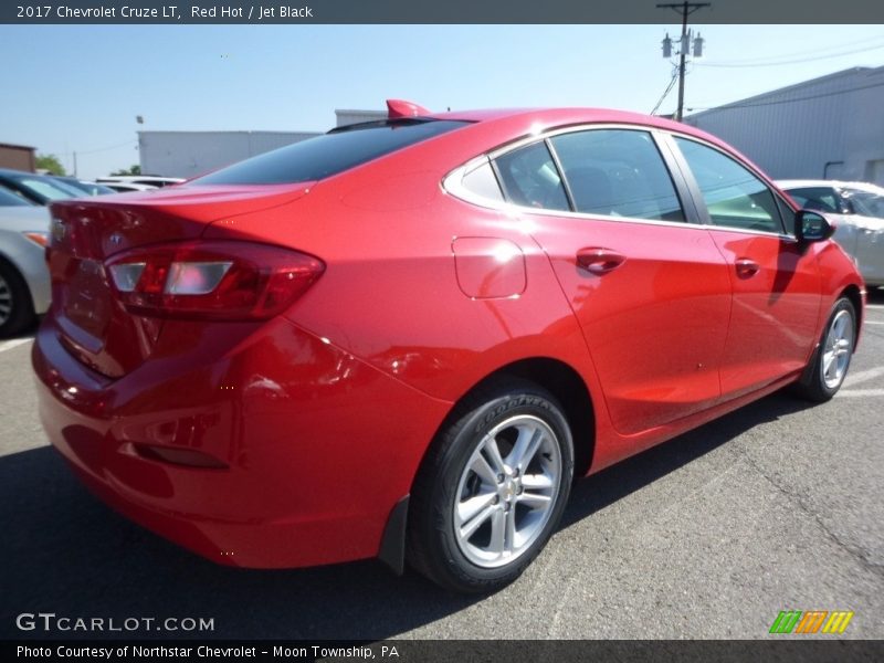 Red Hot / Jet Black 2017 Chevrolet Cruze LT