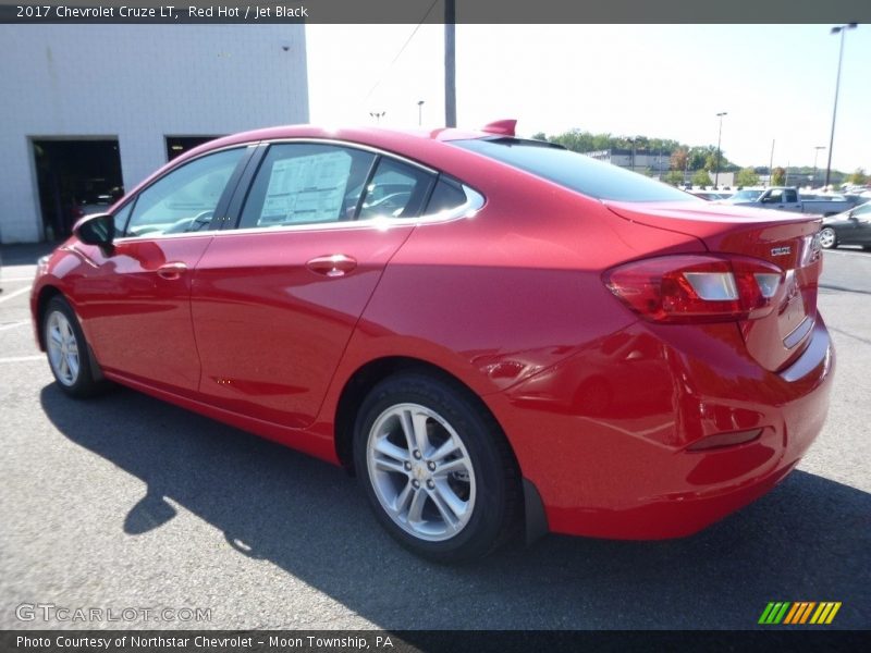 Red Hot / Jet Black 2017 Chevrolet Cruze LT