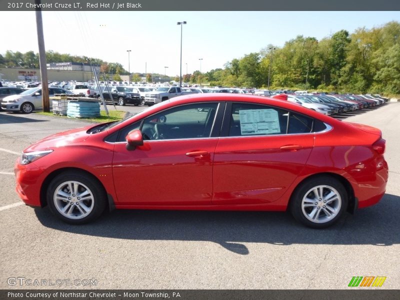Red Hot / Jet Black 2017 Chevrolet Cruze LT