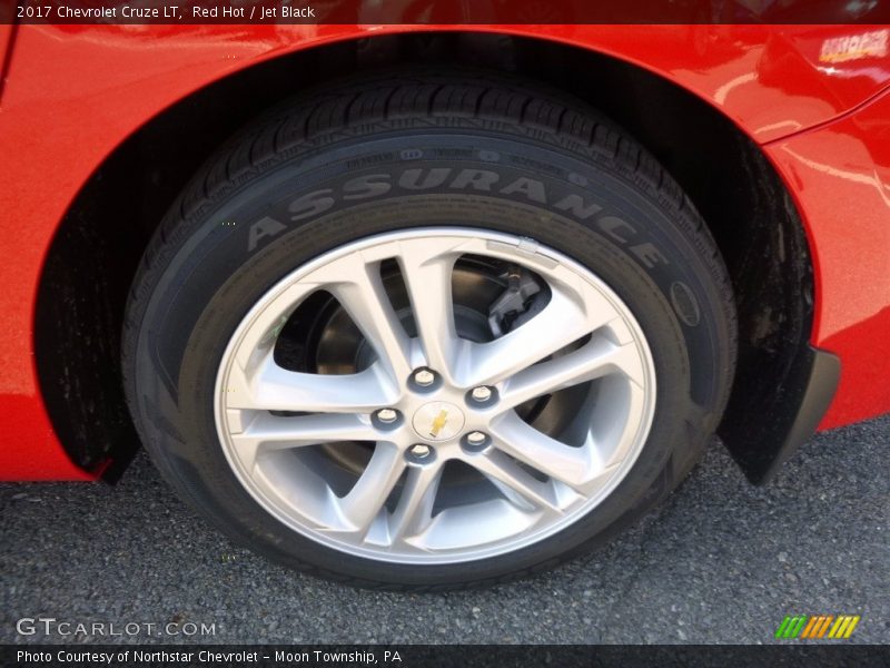 Red Hot / Jet Black 2017 Chevrolet Cruze LT