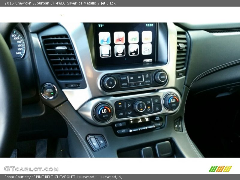 Silver Ice Metallic / Jet Black 2015 Chevrolet Suburban LT 4WD