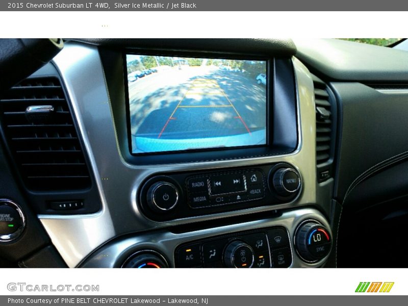 Silver Ice Metallic / Jet Black 2015 Chevrolet Suburban LT 4WD