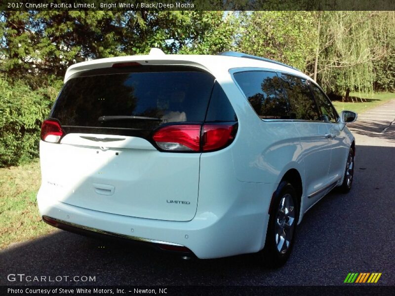 Bright White / Black/Deep Mocha 2017 Chrysler Pacifica Limited