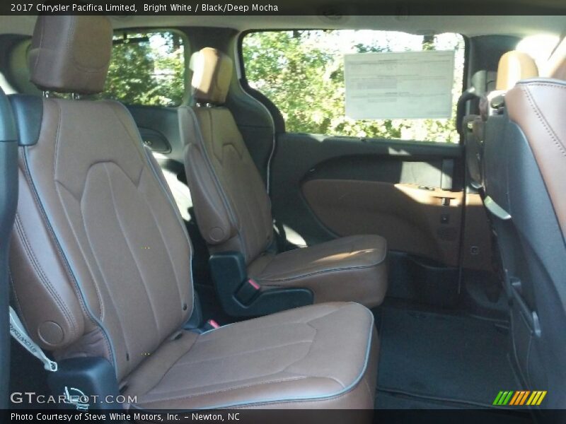 Bright White / Black/Deep Mocha 2017 Chrysler Pacifica Limited