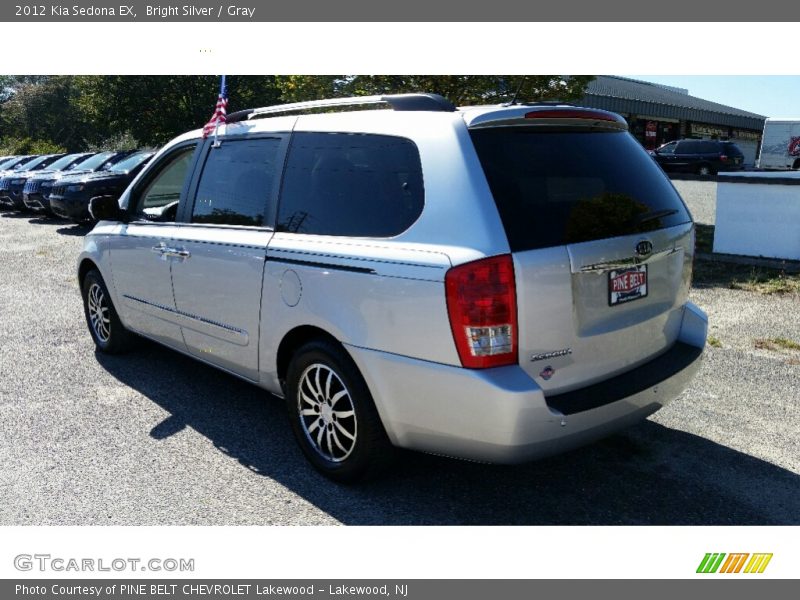 Bright Silver / Gray 2012 Kia Sedona EX