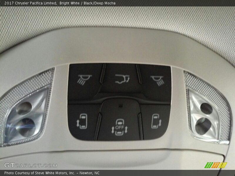 Bright White / Black/Deep Mocha 2017 Chrysler Pacifica Limited