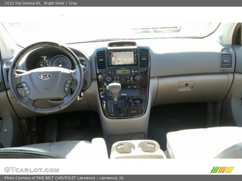 Bright Silver / Gray 2012 Kia Sedona EX