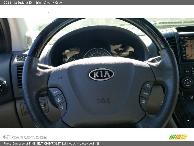 Bright Silver / Gray 2012 Kia Sedona EX