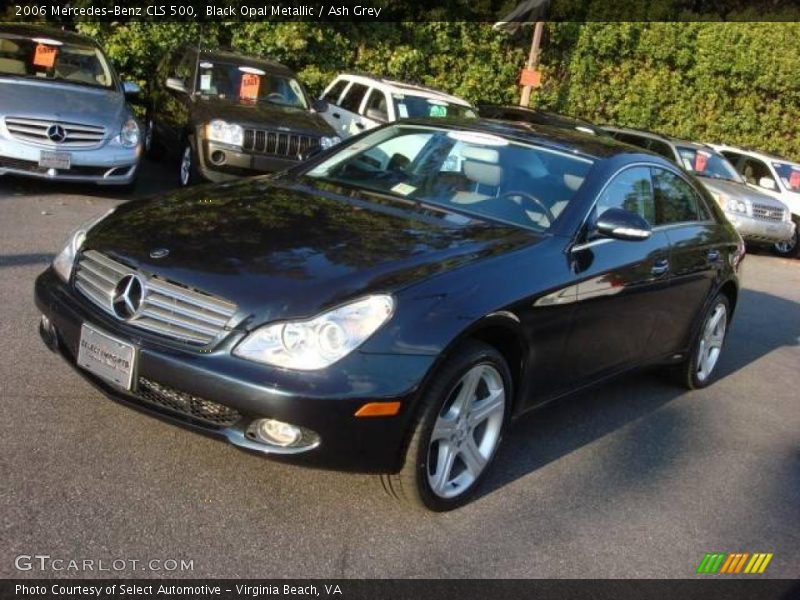 Black Opal Metallic / Ash Grey 2006 Mercedes-Benz CLS 500
