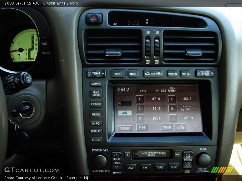 Crystal White / Ivory 2003 Lexus GS 430
