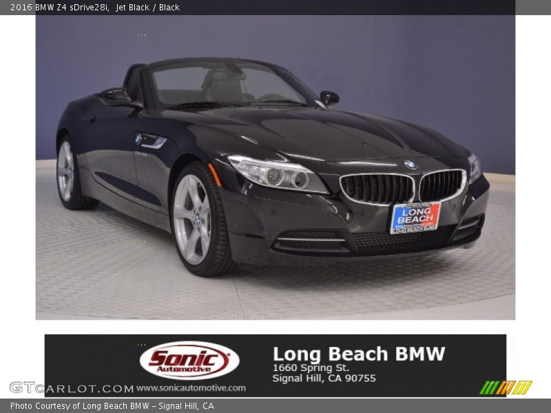 Jet Black / Black 2016 BMW Z4 sDrive28i
