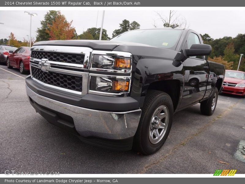 Black / Jet Black/Dark Ash 2014 Chevrolet Silverado 1500 WT Regular Cab