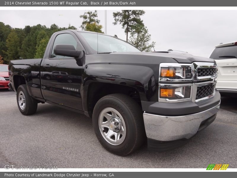 Black / Jet Black/Dark Ash 2014 Chevrolet Silverado 1500 WT Regular Cab