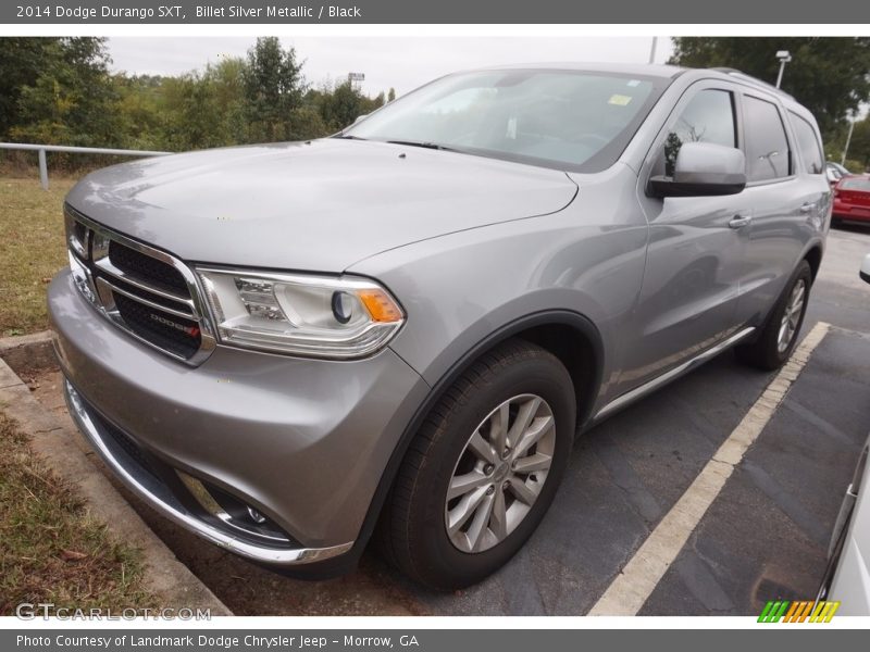 Billet Silver Metallic / Black 2014 Dodge Durango SXT