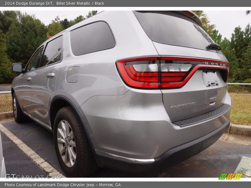 Billet Silver Metallic / Black 2014 Dodge Durango SXT