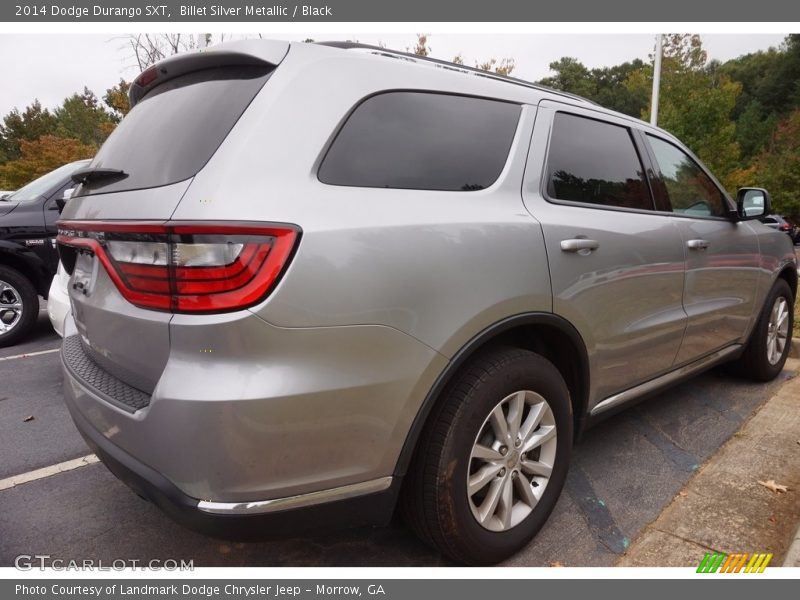 Billet Silver Metallic / Black 2014 Dodge Durango SXT