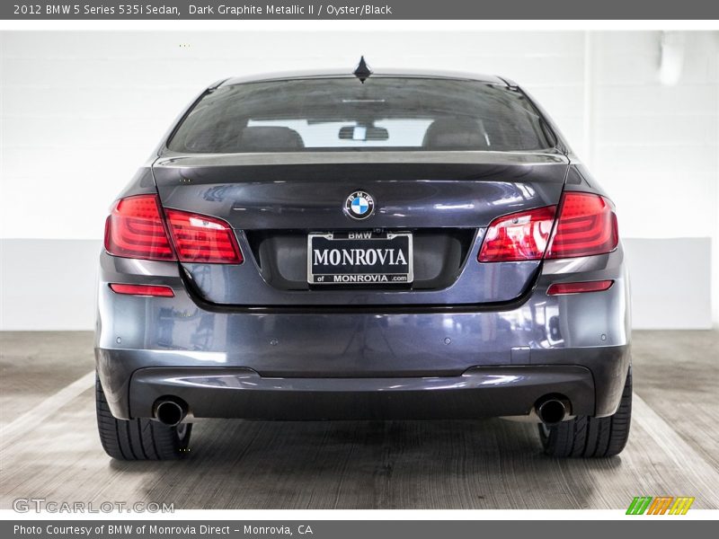 Dark Graphite Metallic II / Oyster/Black 2012 BMW 5 Series 535i Sedan