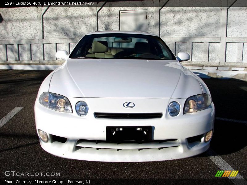 Diamond White Pearl / Ivory 1997 Lexus SC 400
