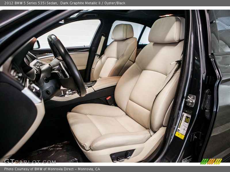 Dark Graphite Metallic II / Oyster/Black 2012 BMW 5 Series 535i Sedan