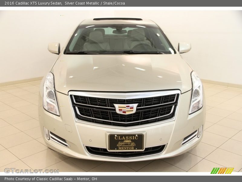 Silver Coast Metallic / Shale/Cocoa 2016 Cadillac XTS Luxury Sedan