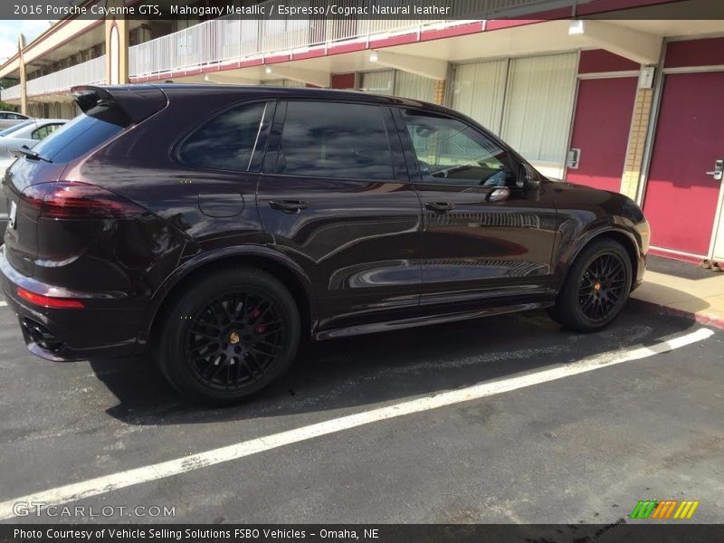 Mahogany Metallic / Espresso/Cognac Natural leather 2016 Porsche Cayenne GTS
