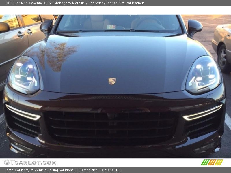 Mahogany Metallic / Espresso/Cognac Natural leather 2016 Porsche Cayenne GTS
