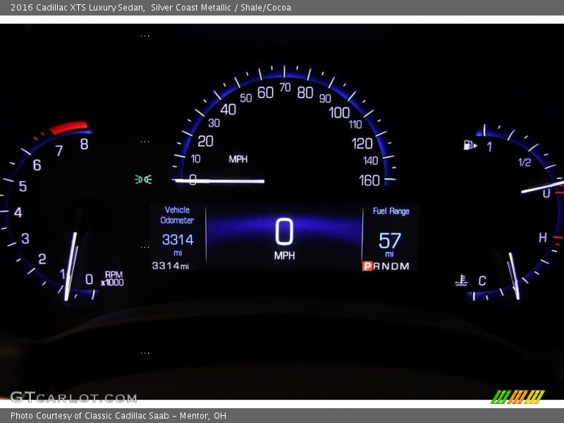 Silver Coast Metallic / Shale/Cocoa 2016 Cadillac XTS Luxury Sedan