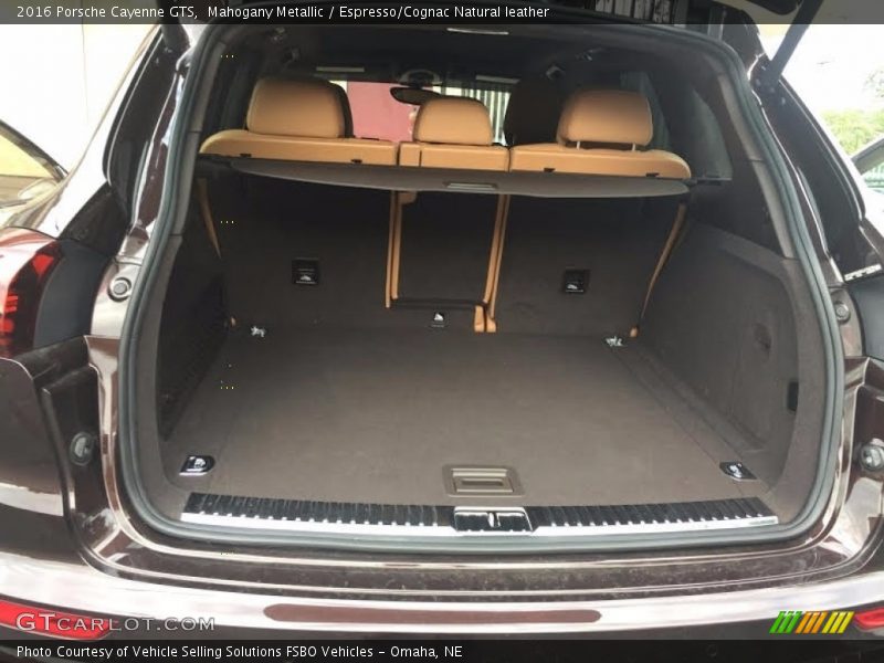 Mahogany Metallic / Espresso/Cognac Natural leather 2016 Porsche Cayenne GTS