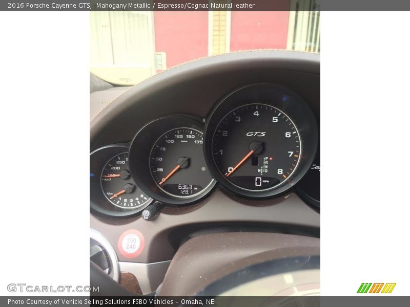Mahogany Metallic / Espresso/Cognac Natural leather 2016 Porsche Cayenne GTS
