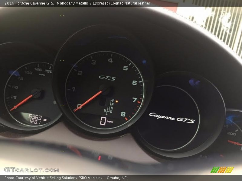 Mahogany Metallic / Espresso/Cognac Natural leather 2016 Porsche Cayenne GTS