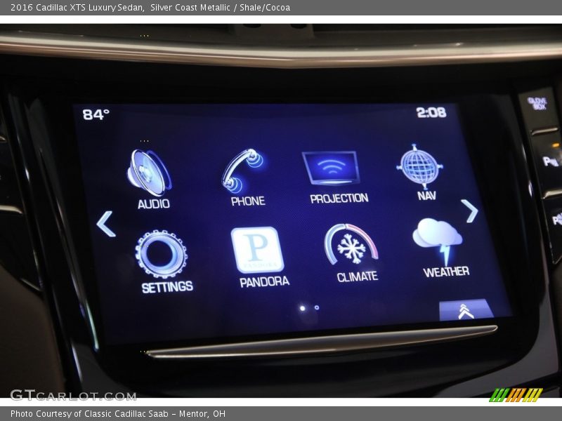 Silver Coast Metallic / Shale/Cocoa 2016 Cadillac XTS Luxury Sedan