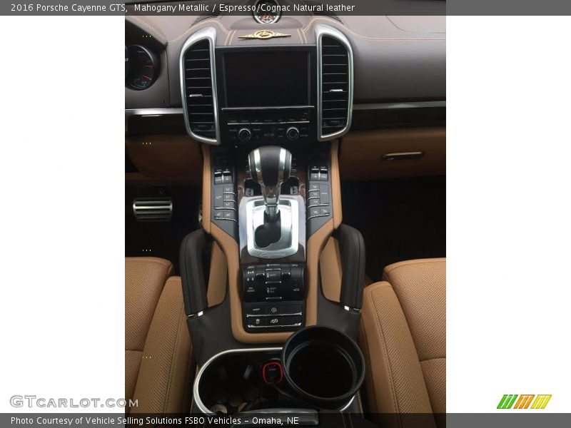 Mahogany Metallic / Espresso/Cognac Natural leather 2016 Porsche Cayenne GTS