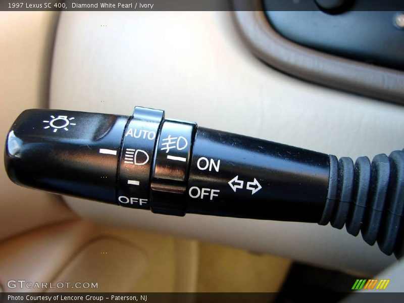 Diamond White Pearl / Ivory 1997 Lexus SC 400