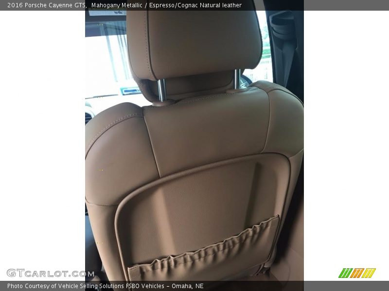 Mahogany Metallic / Espresso/Cognac Natural leather 2016 Porsche Cayenne GTS