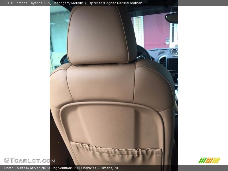 Mahogany Metallic / Espresso/Cognac Natural leather 2016 Porsche Cayenne GTS