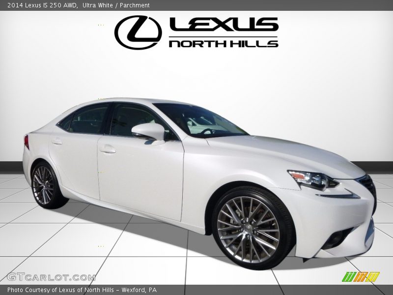 Ultra White / Parchment 2014 Lexus IS 250 AWD