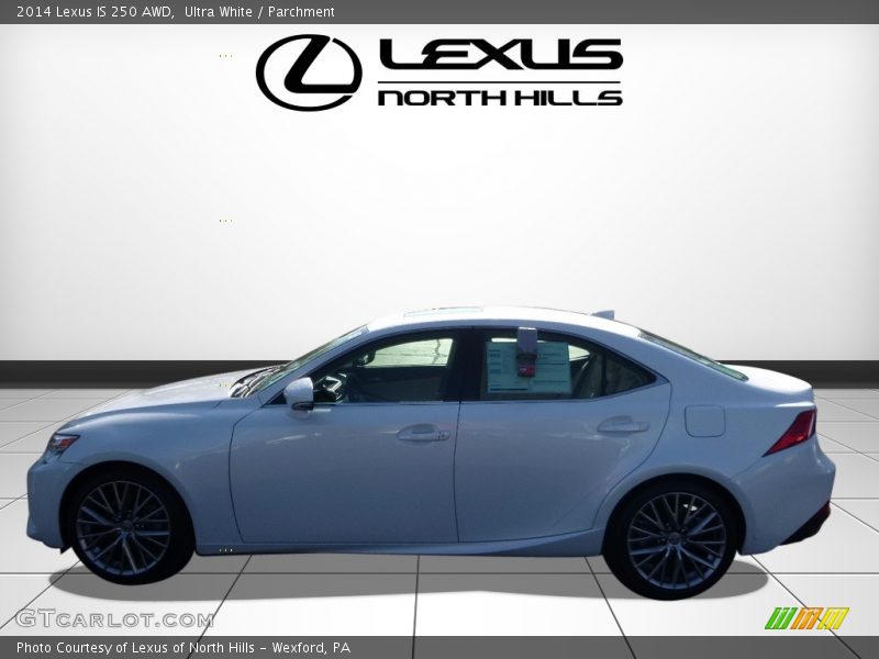 Ultra White / Parchment 2014 Lexus IS 250 AWD