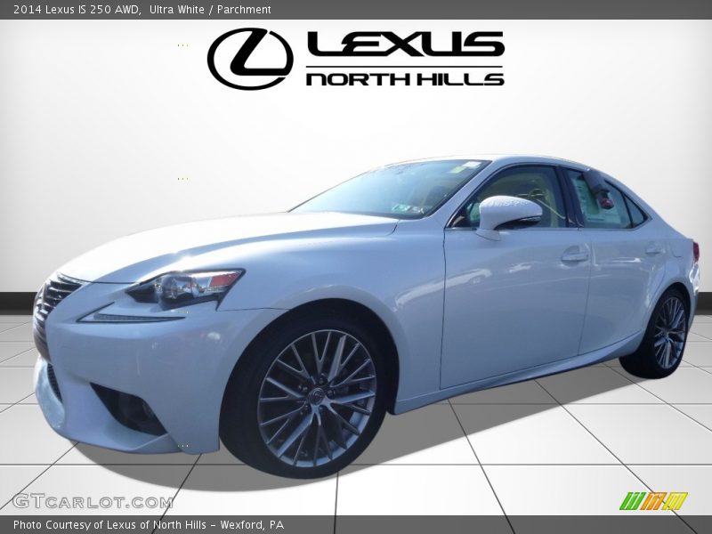 Ultra White / Parchment 2014 Lexus IS 250 AWD