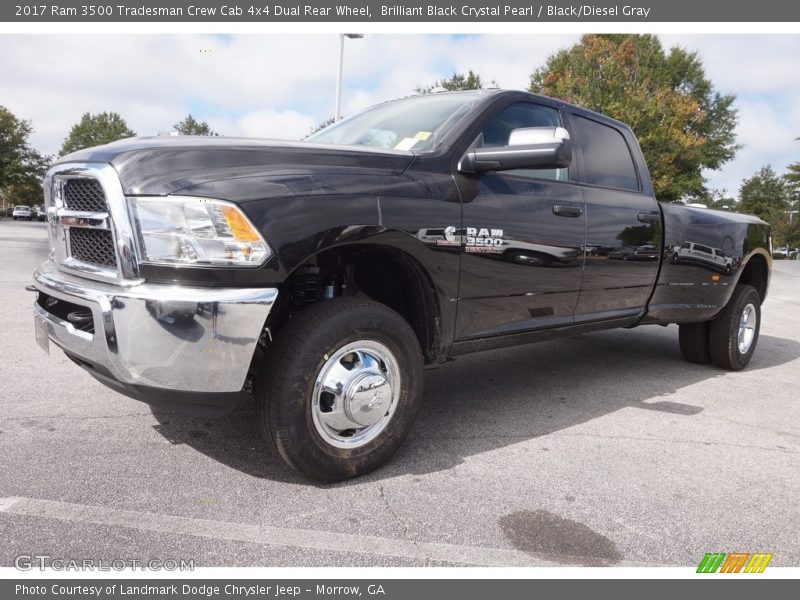 Front 3/4 View of 2017 3500 Tradesman Crew Cab 4x4 Dual Rear Wheel