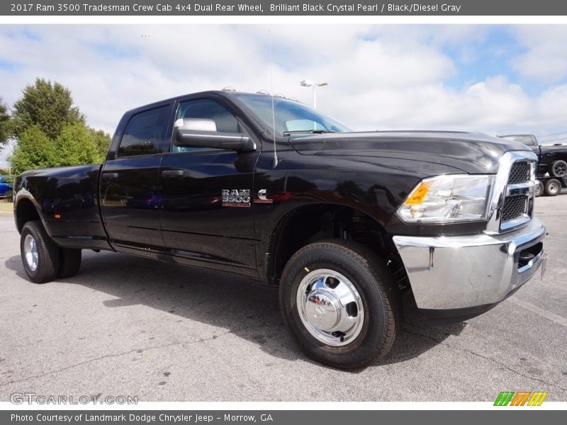  2017 3500 Tradesman Crew Cab 4x4 Dual Rear Wheel Brilliant Black Crystal Pearl