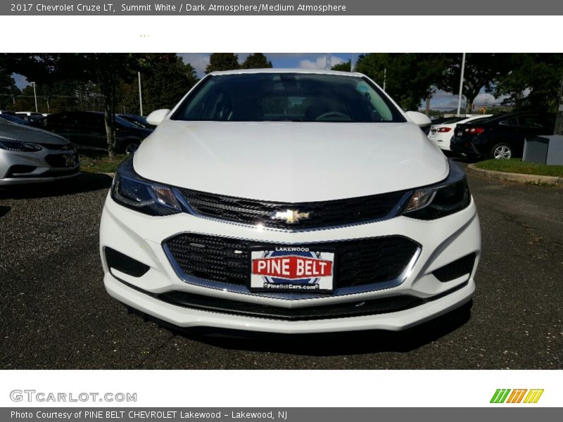 Summit White / Dark Atmosphere/Medium Atmosphere 2017 Chevrolet Cruze LT