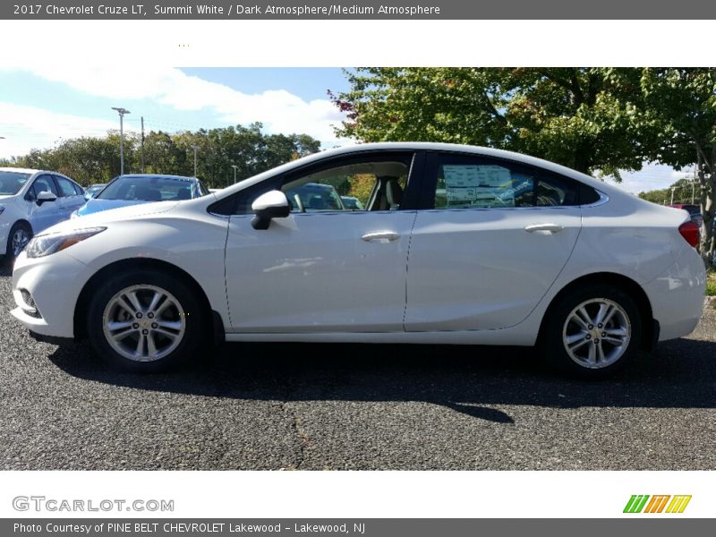 Summit White / Dark Atmosphere/Medium Atmosphere 2017 Chevrolet Cruze LT