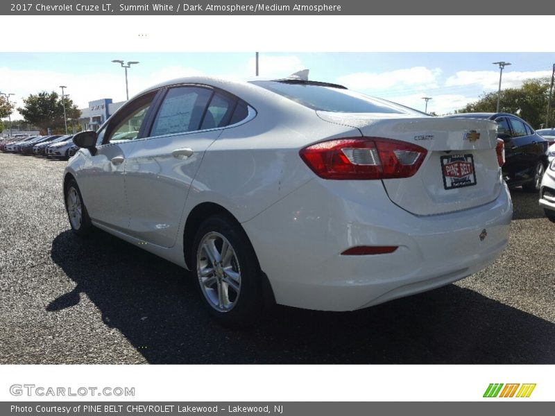 Summit White / Dark Atmosphere/Medium Atmosphere 2017 Chevrolet Cruze LT
