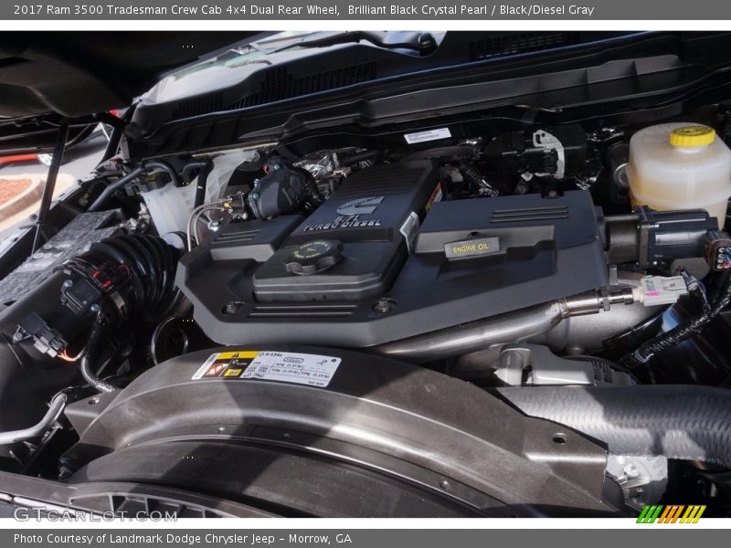  2017 3500 Tradesman Crew Cab 4x4 Dual Rear Wheel Engine - 6.7 Liter OHV 24-Valve Cummins Turbo-Diesel Inline 6 Cylinder