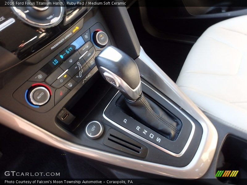 Ruby Red / Medium Soft Ceramic 2016 Ford Focus Titanium Hatch