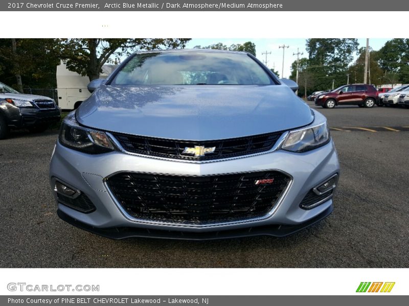 Arctic Blue Metallic / Dark Atmosphere/Medium Atmosphere 2017 Chevrolet Cruze Premier